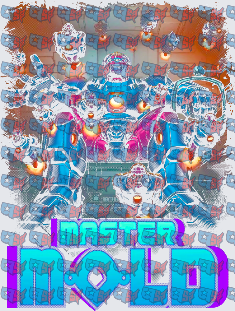 Master Mold Giant Sentinel Robot Comic Art (DTF)