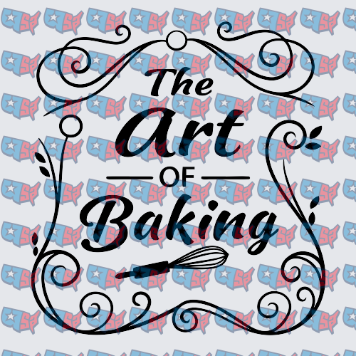The Art of Baking Whisk Swirl Frame (DTF)