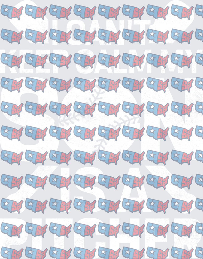 I Can't Keep Calm USA Map Star Pattern (DTF)