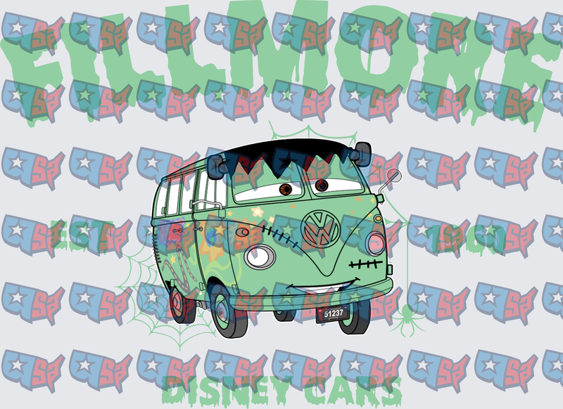 Fillmore Halloween Frankenstein VW Bus Van (DTF)