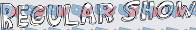 Cartoon Block Letter Show Logo Patriotic Design (DTF)