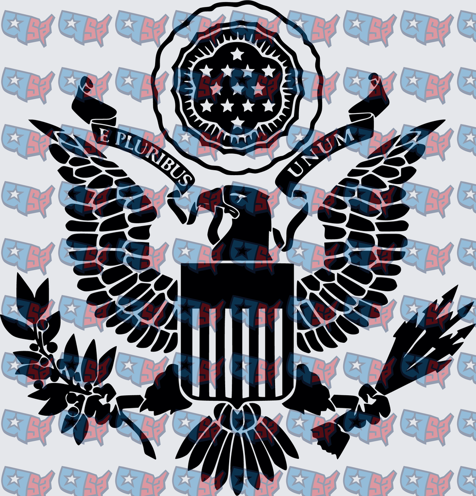 American Bald Eagle Great Seal E Pluribus Unum (DTF)