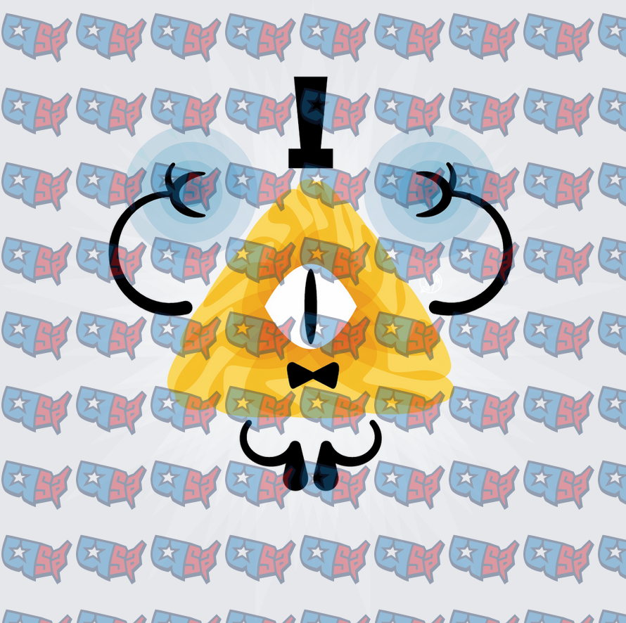 Gravity Falls Bill Cipher Triangle Villain Character (DTF)
