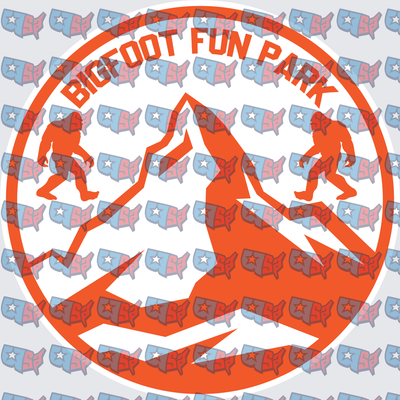 Bigfoot Fun Park Mountain Circle Badge (DTF)