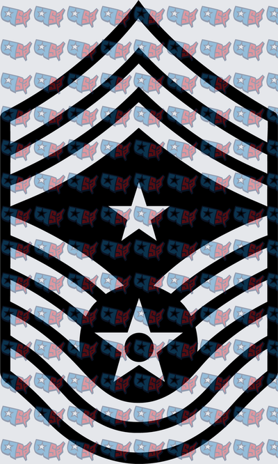US Air Force Chief Master Sergeant Rank Insignia (DTF)