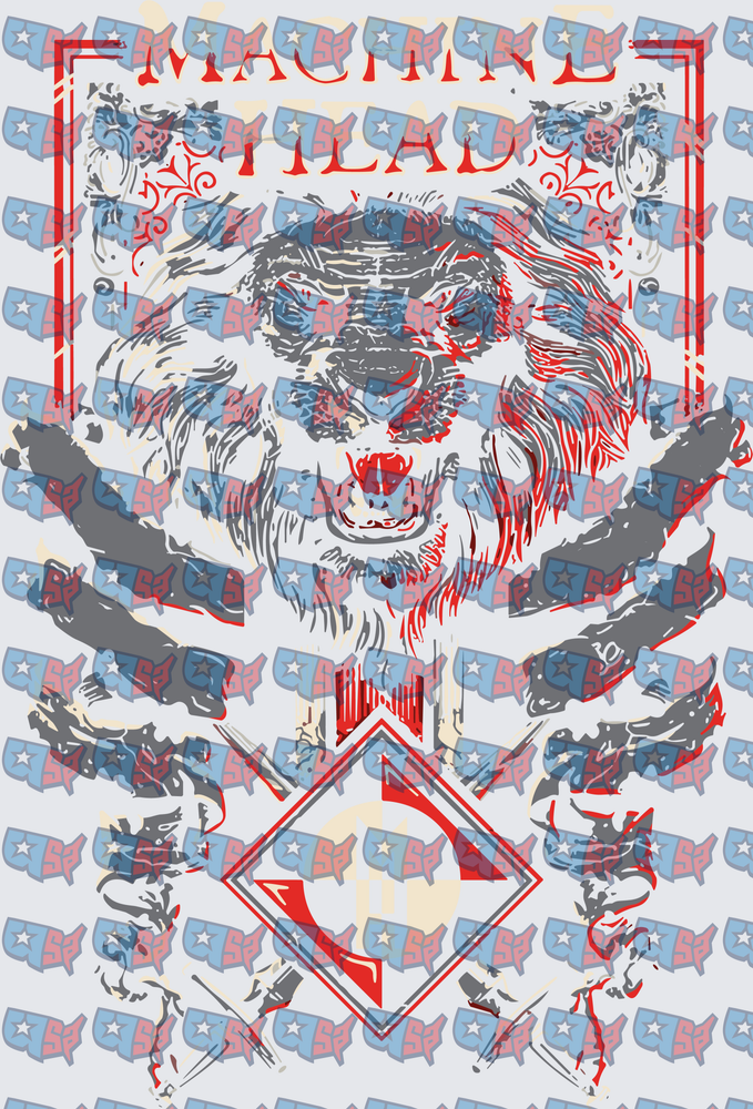 Machine Head Snarling Wolf Graphic (DTF)