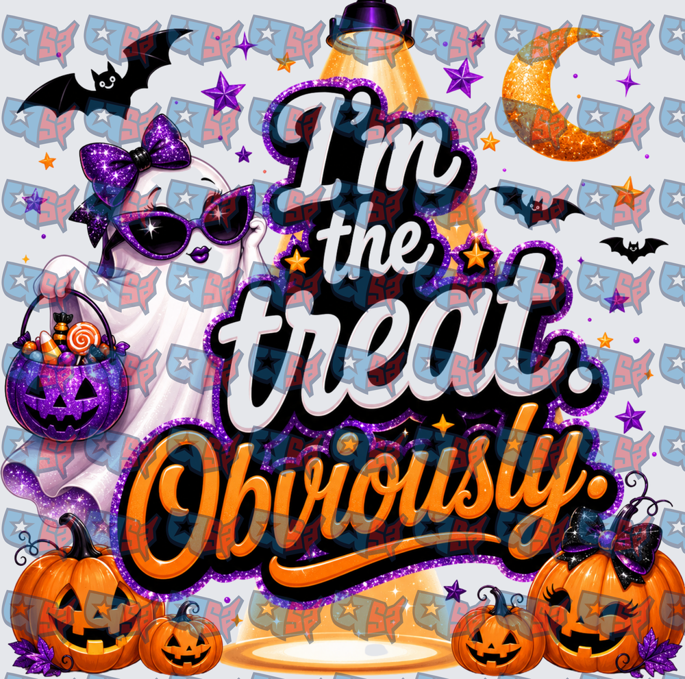I'm The Treat Obviously Sassy Halloween Ghost (DTF)