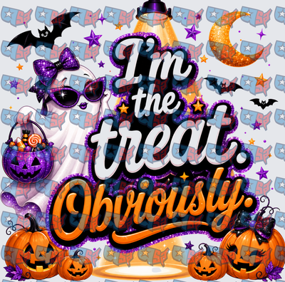 I'm The Treat Obviously Sassy Halloween Ghost (DTF)