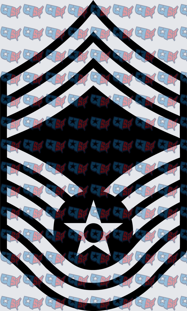 US Air Force Chief Master Sergeant Rank Insignia (DTF)