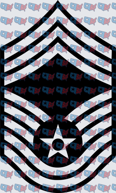 US Air Force Chief Master Sergeant Rank Insignia (DTF)