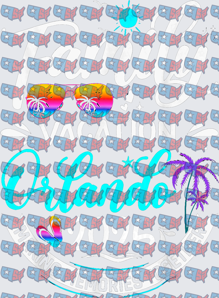 Family Vacation Orlando 2025 Tropical Summer (DTF)