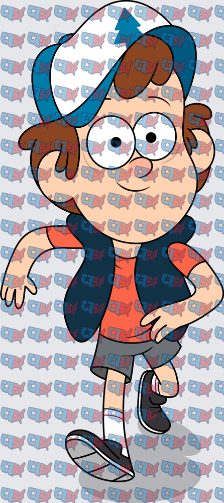 Curious Boy In Blue Cap Walking Pose (DTF)