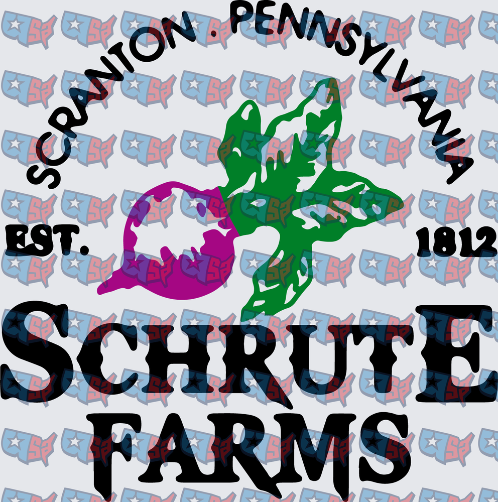 Schrute Farms Scranton Pennsylvania Est 1812 Beet (DTF)