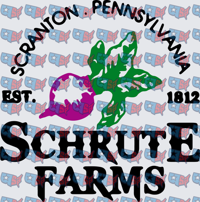 Schrute Farms Scranton Pennsylvania Est 1812 Beet (DTF)