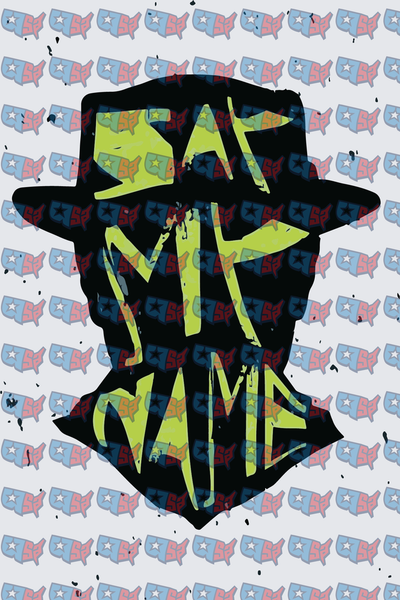 Say My Name Masked Villain Silhouette Graffiti (DTF)