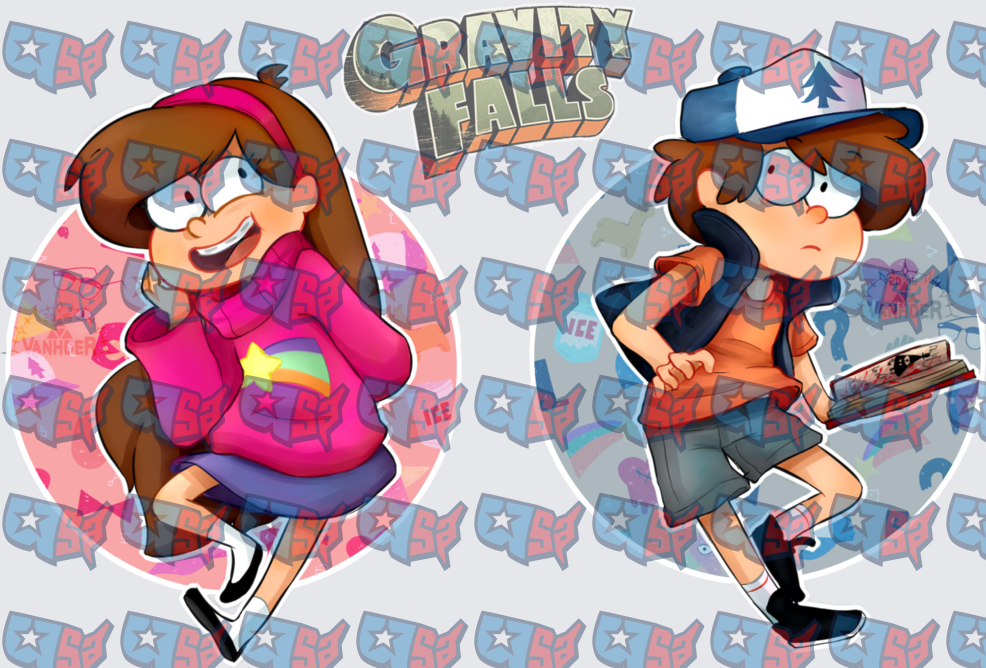 Gravity Falls Mabel and Dipper Twin Duo (DTF)
