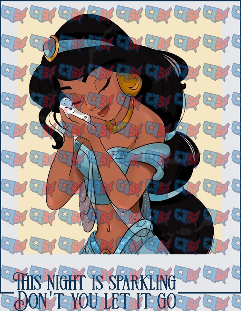 Arabian Princess Sparkling Night Quote Design (DTF)