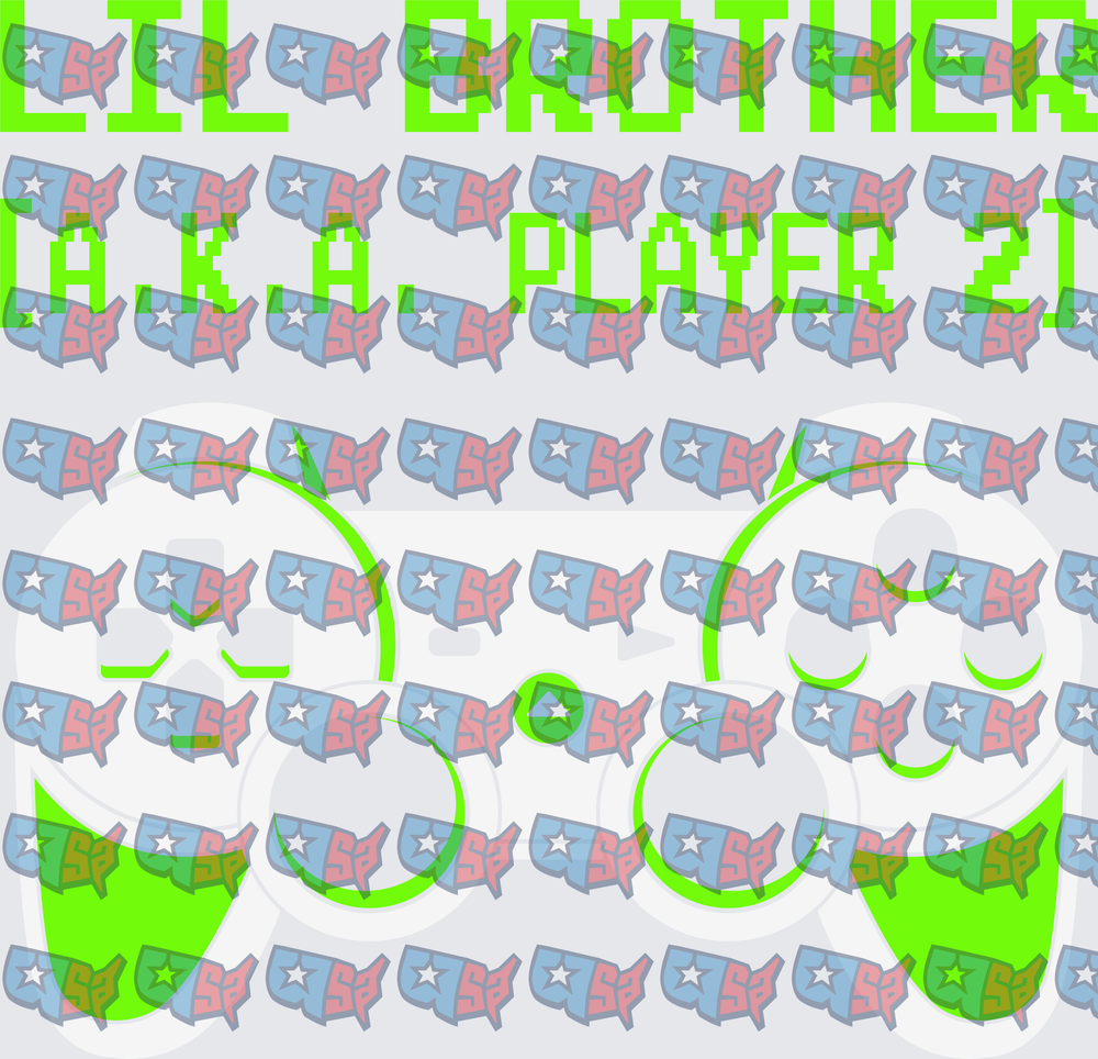 Lil Brother AKA Player 2 Video Game Controller (DTF)