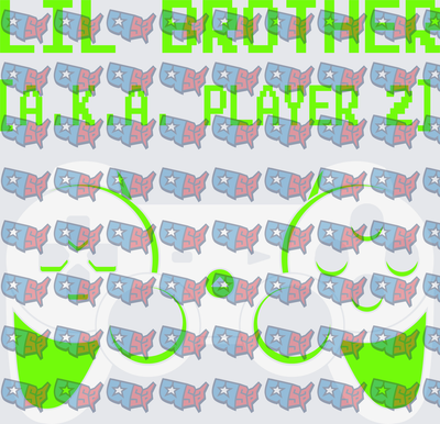 Lil Brother AKA Player 2 Video Game Controller (DTF)