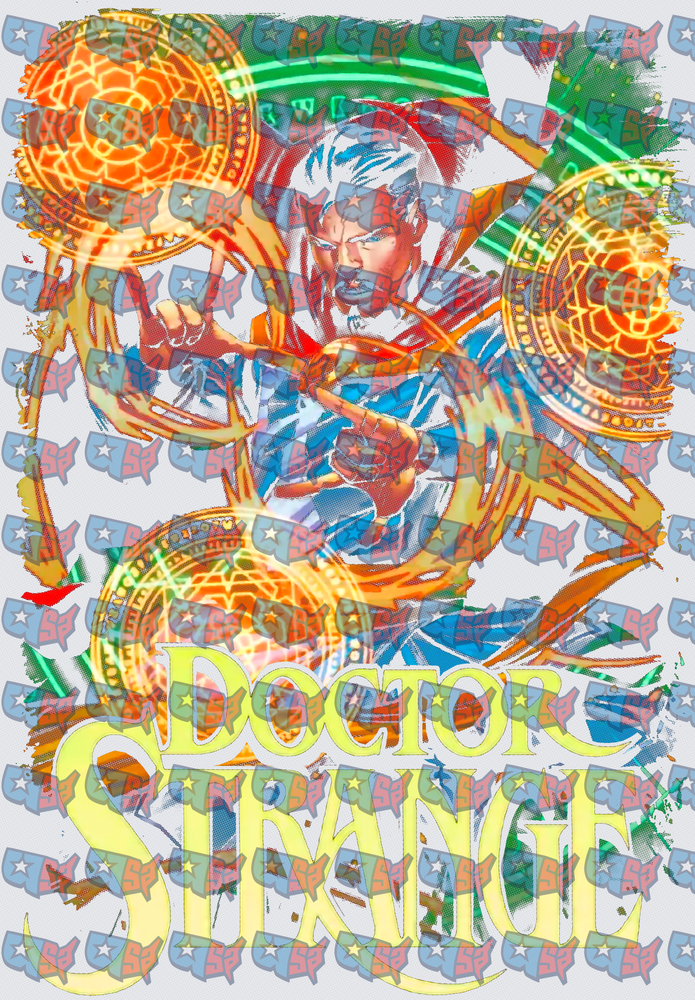Sorcerer Supreme Mystic Arts Comic Style (DTF)