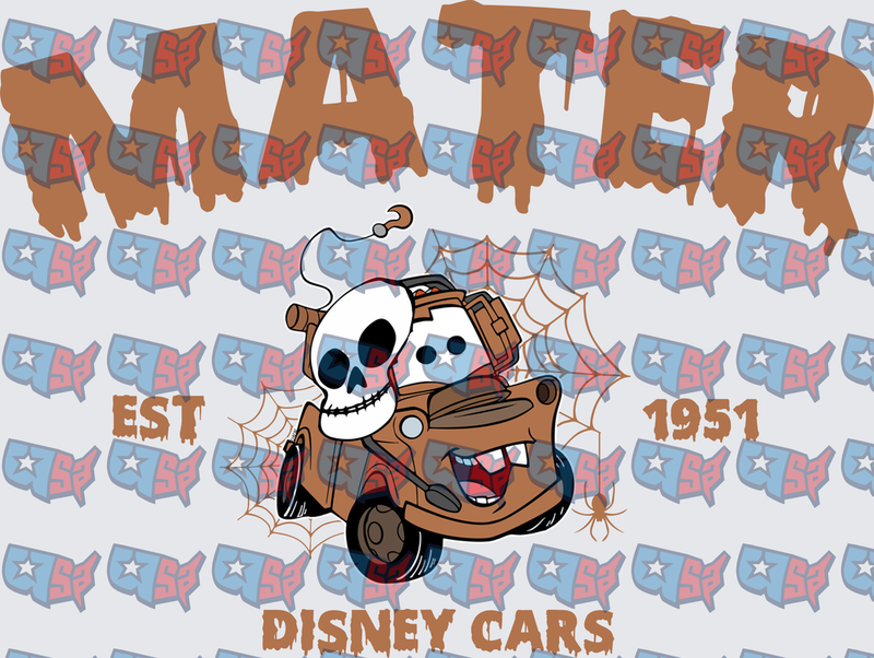 Halloween Tow Truck Skull Ghost Spider Web EST 1951 (DTF)