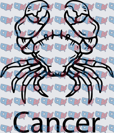 Cancer Zodiac Crab Astrology Sign (DTF)