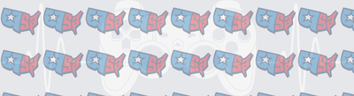 USA Map Graffiti Star Patriotic Pattern (DTF)