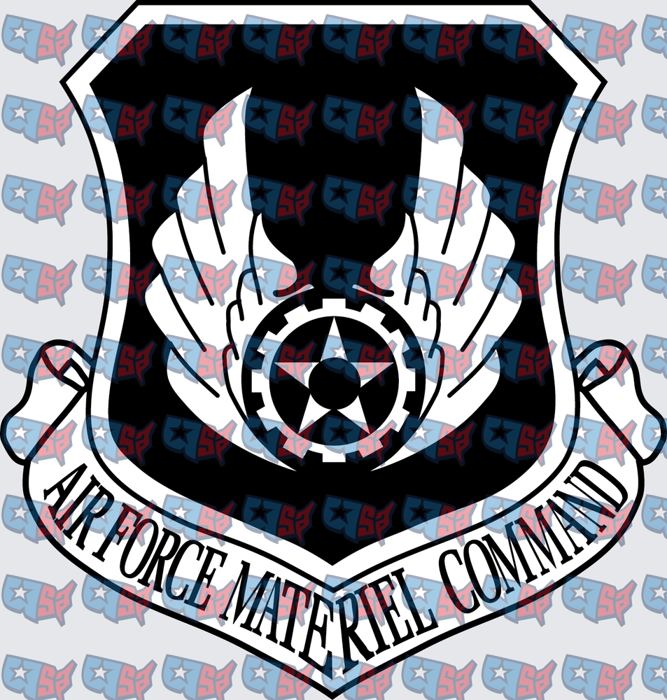 Air Force Materiel Command Shield Emblem (DTF)