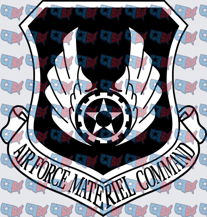 Air Force Materiel Command Shield Emblem (DTF)
