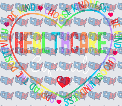 Rainbow Heart Healthcare Squad Kindness Design (DTF)