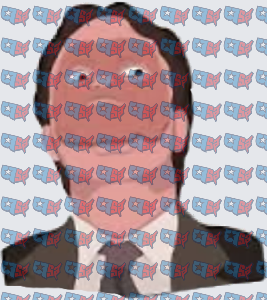 Pixelated Man In Suit With Tie Portrait (DTF)