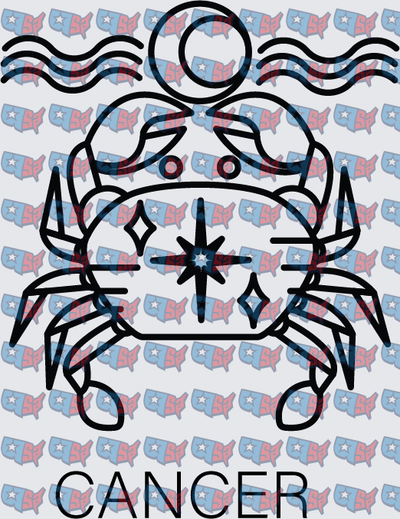 Cancer Zodiac Crab Celestial Sign (DTF)