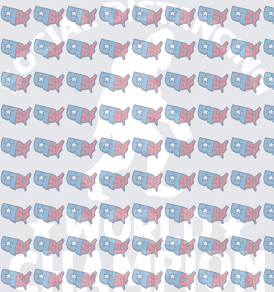 Social Distancing World Champion Bigfoot USA Map Pattern (DTF)