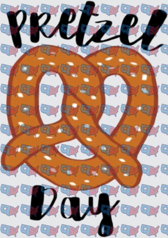 Pretzel Day Salted Soft Pretzel Graphic (DTF)