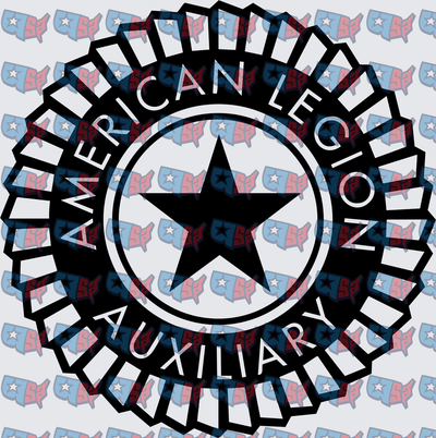 American Legion Auxiliary Round Star Emblem (DTF)