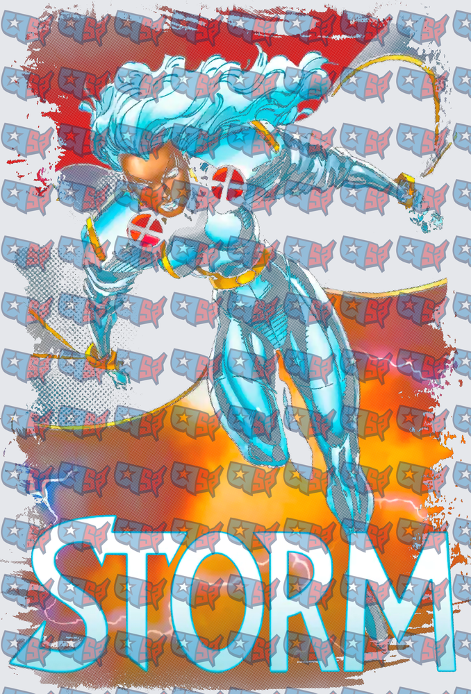 Storm X-Men Marvel Superhero Flying Lightning (DTF)
