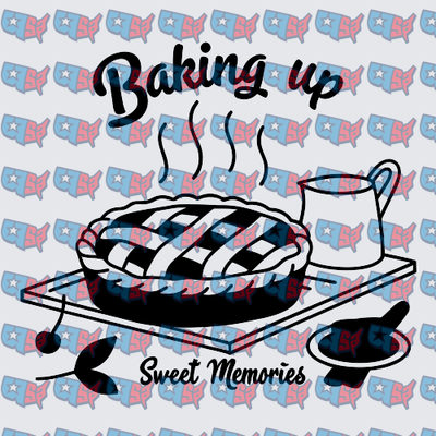 Baking Up Sweet Memories Lattice Pie Design (DTF)