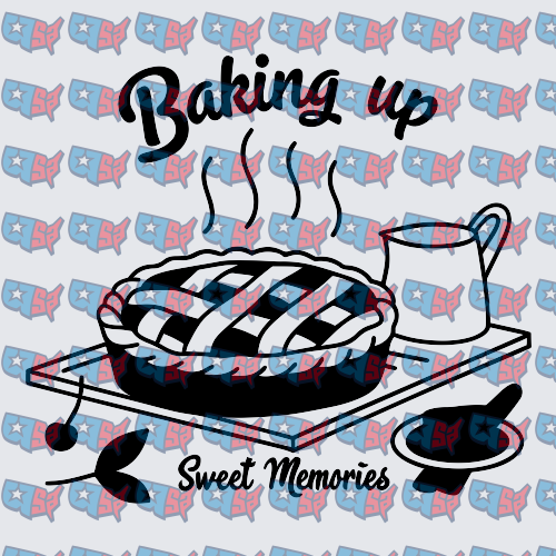 Baking Up Sweet Memories Lattice Pie Design (DTF)