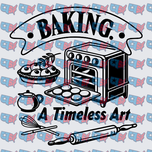 Baking A Timeless Art Kitchen Tools Design (DTF)