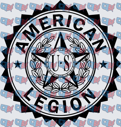 American Legion Emblem Seal Star Wreath Badge (DTF)