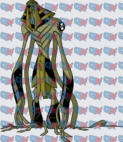 Alien Squid Creature Full Body Animated Design (DTF)