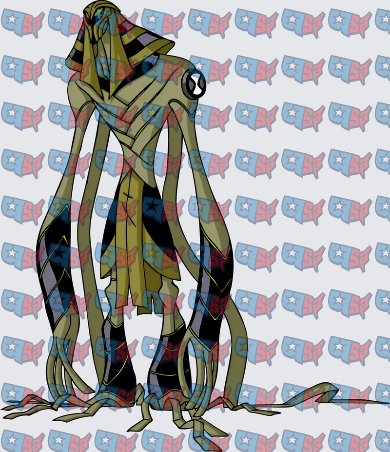 Alien Squid Creature Full Body Animated Design (DTF)