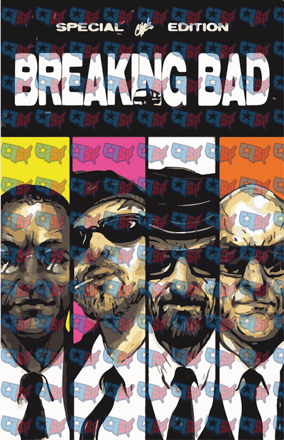 Breaking Bad Special Edition Pop Art Quad Portrait (DTF)