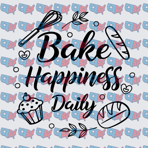 Bake Happiness Daily Whisk Bread Cupcake Design (DTF)