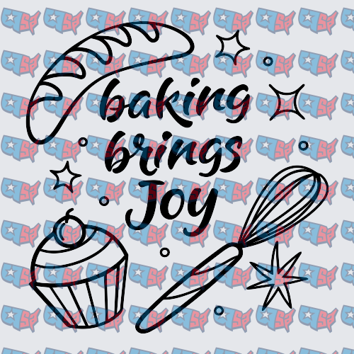 Baking Brings Joy Cupcake Whisk Design (DTF)