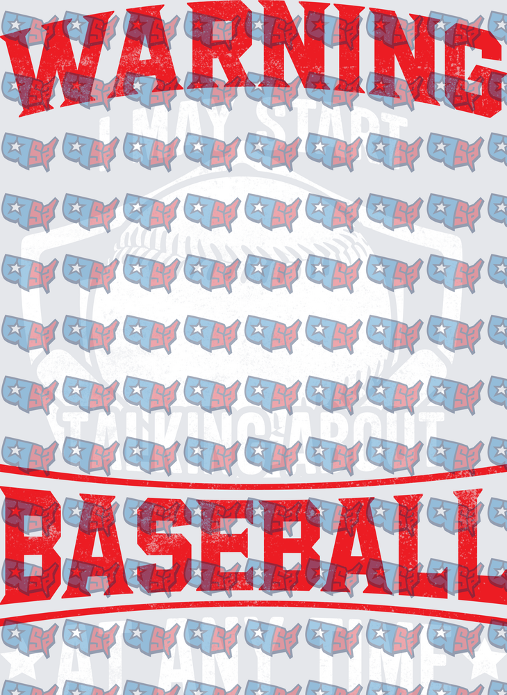 Warning I May Start Talking About Baseball Distressed (DTF)