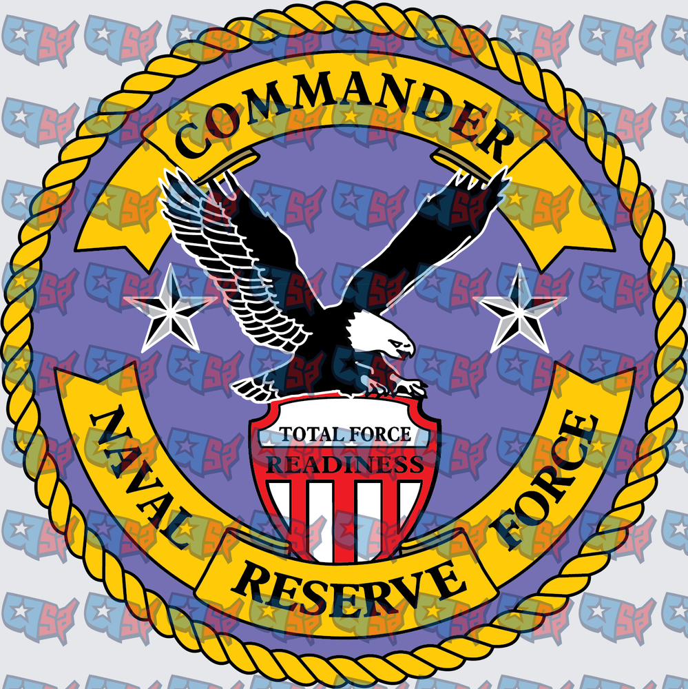 Commander Naval Reserve Force Military Seal Eagle (DTF)