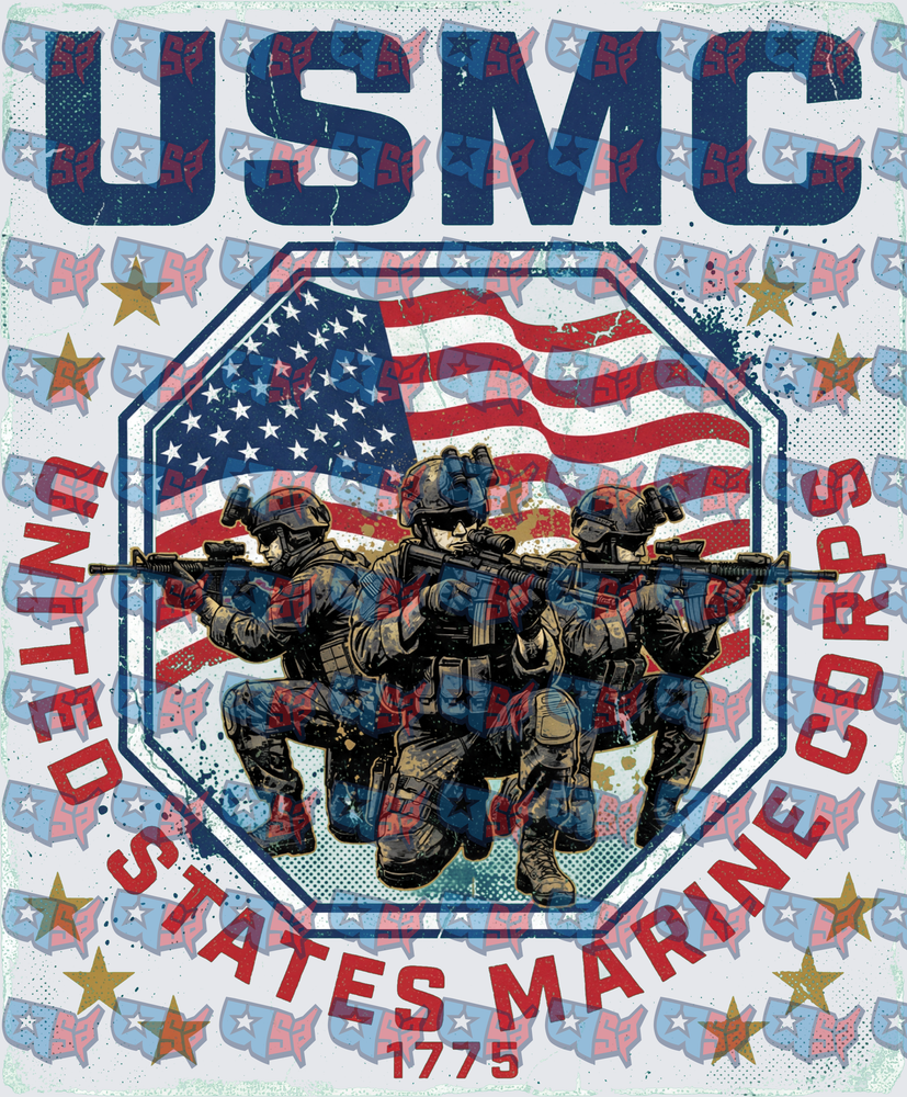 USMC United States Marine Corps 1775 Soldiers Flag (DTF)
