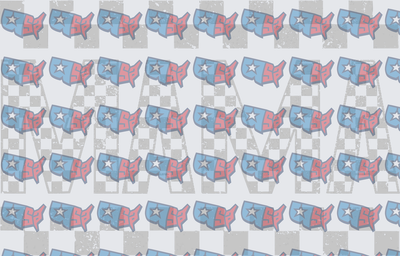 Patriotic USA Map Graffiti Letter Pattern (DTF)