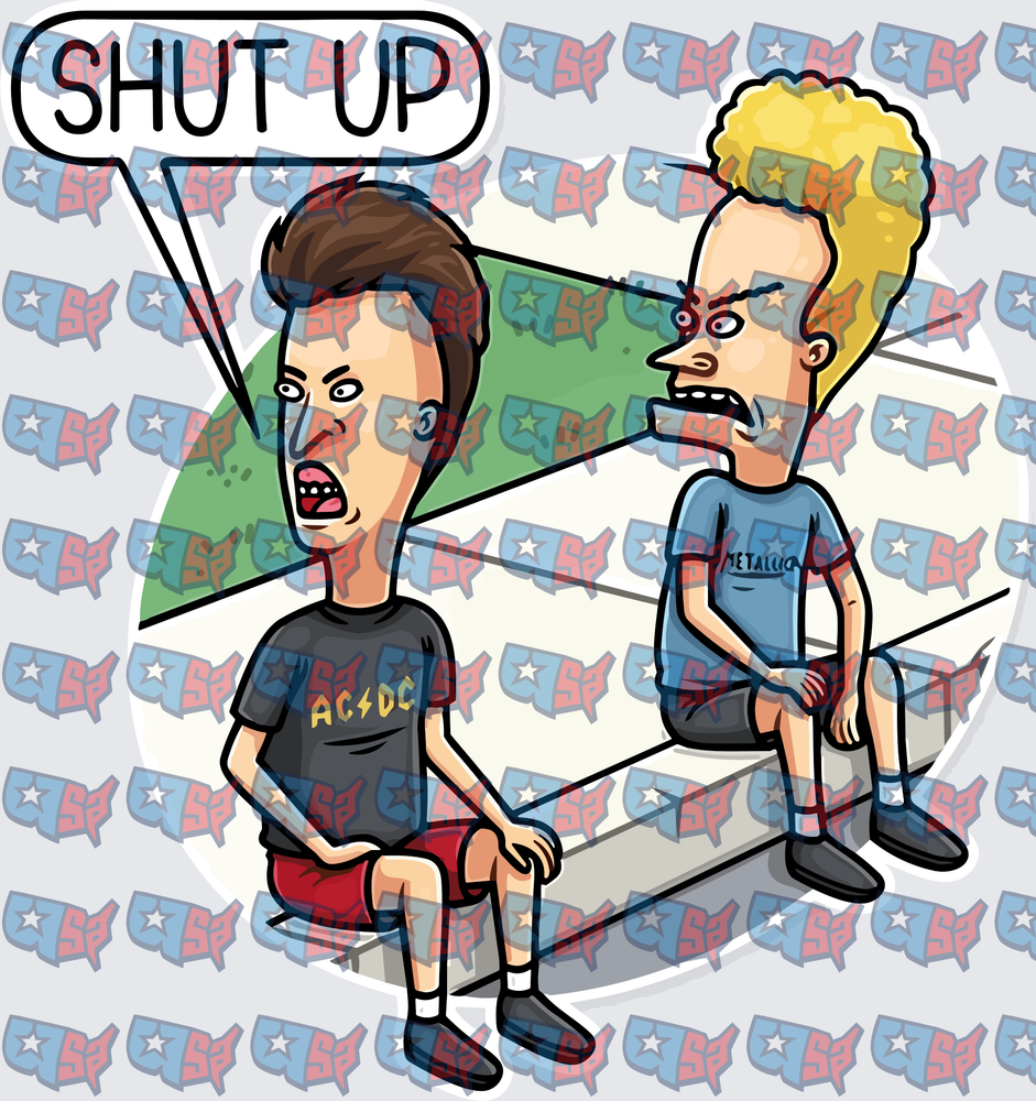 Beavis and Butt-Head Shut Up Argument (DTF)